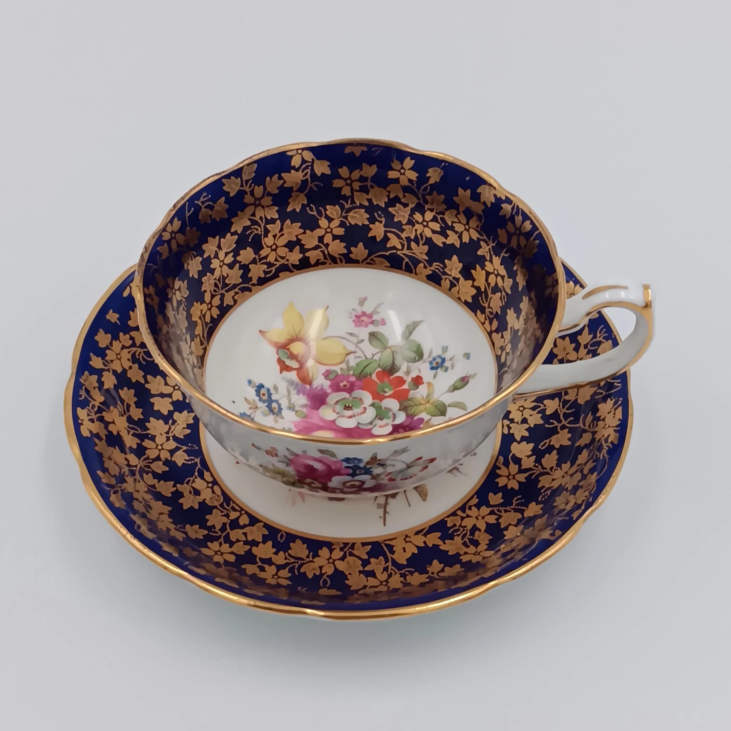 Vintage Hammersley Signed Teacup & Saucer