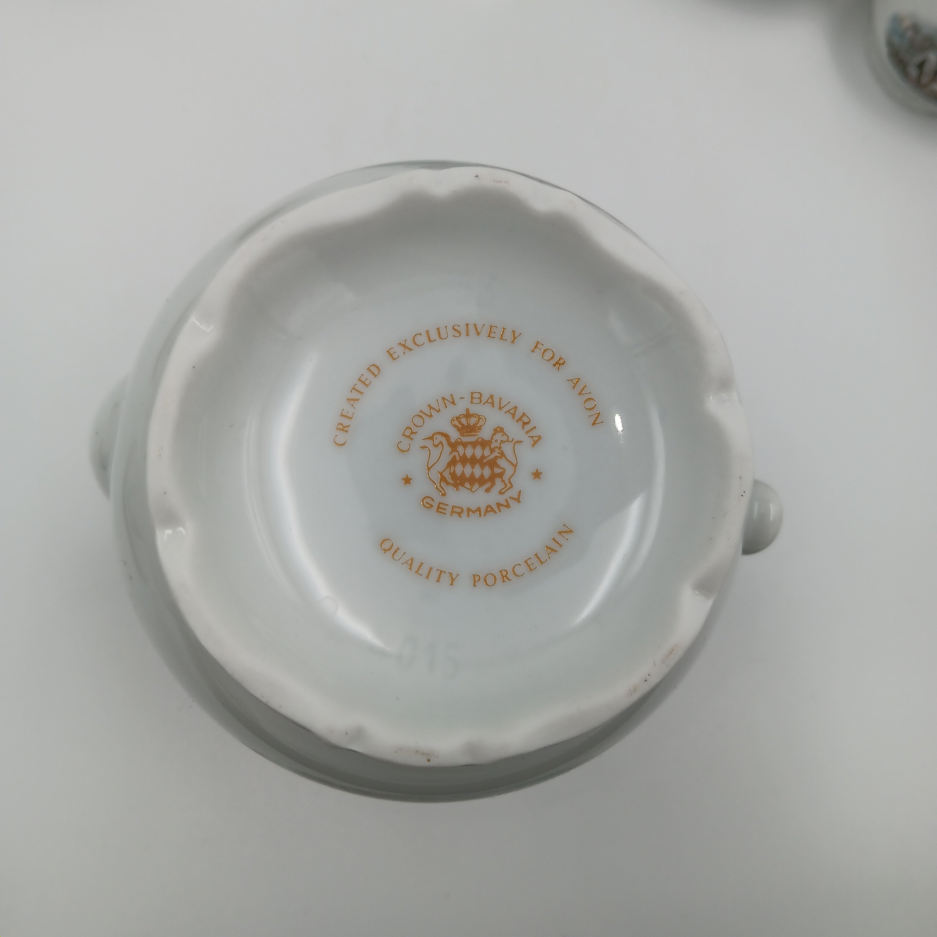 Avon Collector Tea Set – Crown Bavaria Winter Scene Grist Mill, Vintage Porcelain China