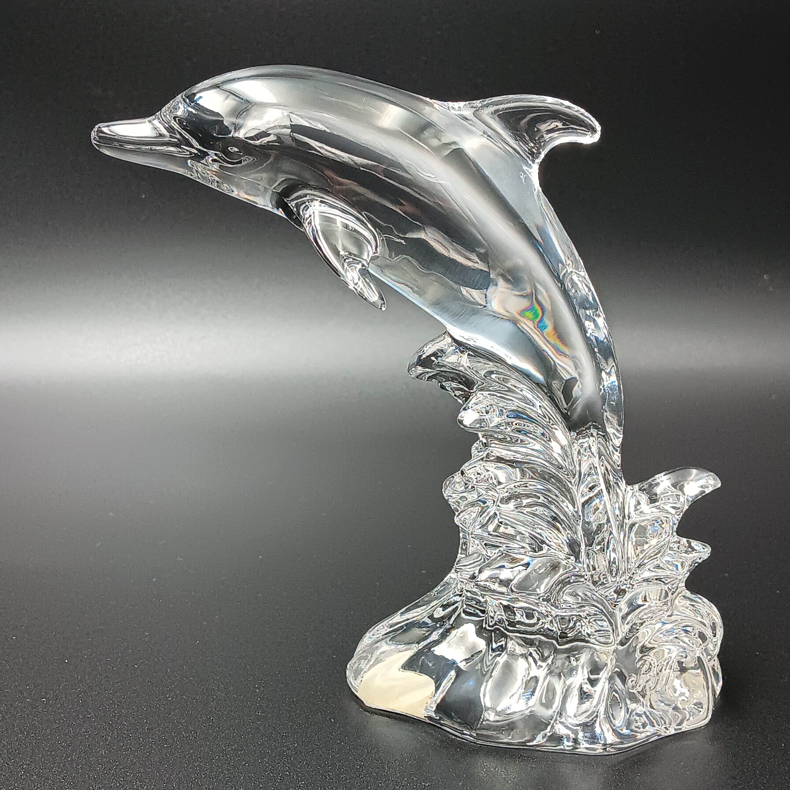 Princess House – “Wonders of the Wild” – Crystal Dolphin Figurine