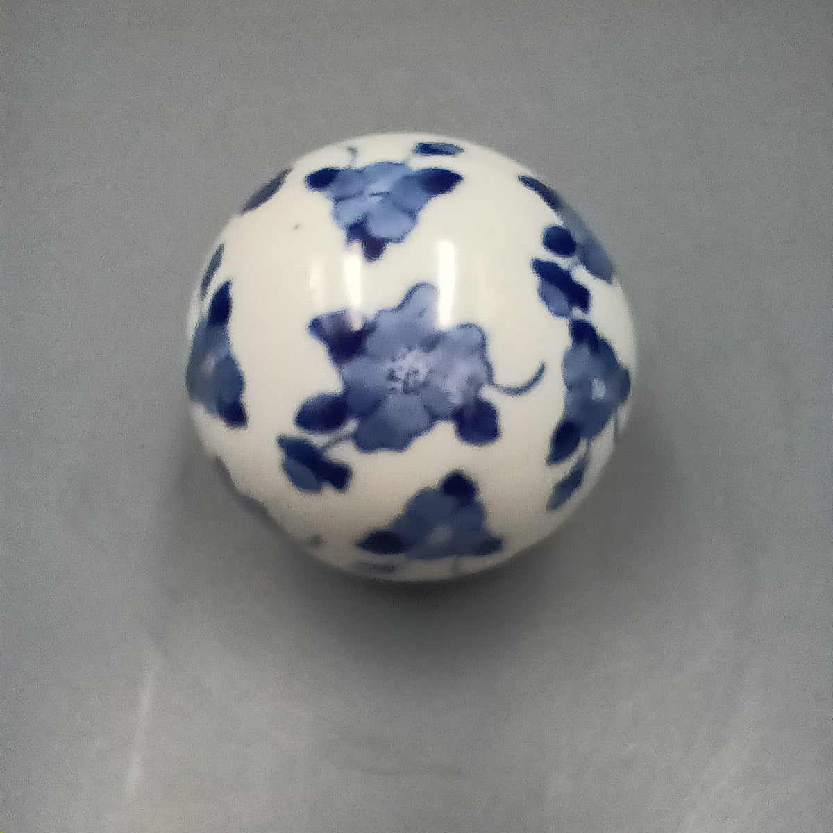 Kesywale Blue & White Porcelain Orbs (3" Diameter)