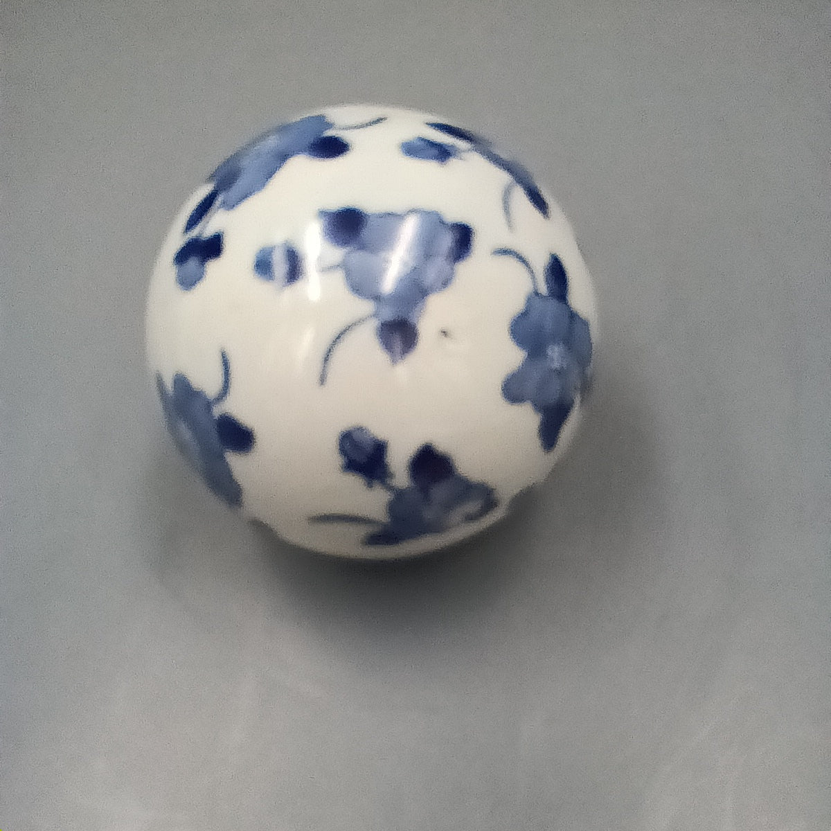 Kesywale Blue & White Porcelain Orbs (3" Diameter)