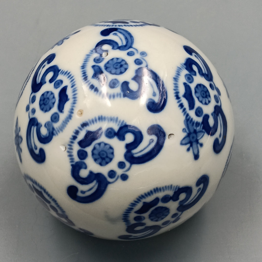 Kesywale Blue & White Porcelain Orbs (3" Diameter)