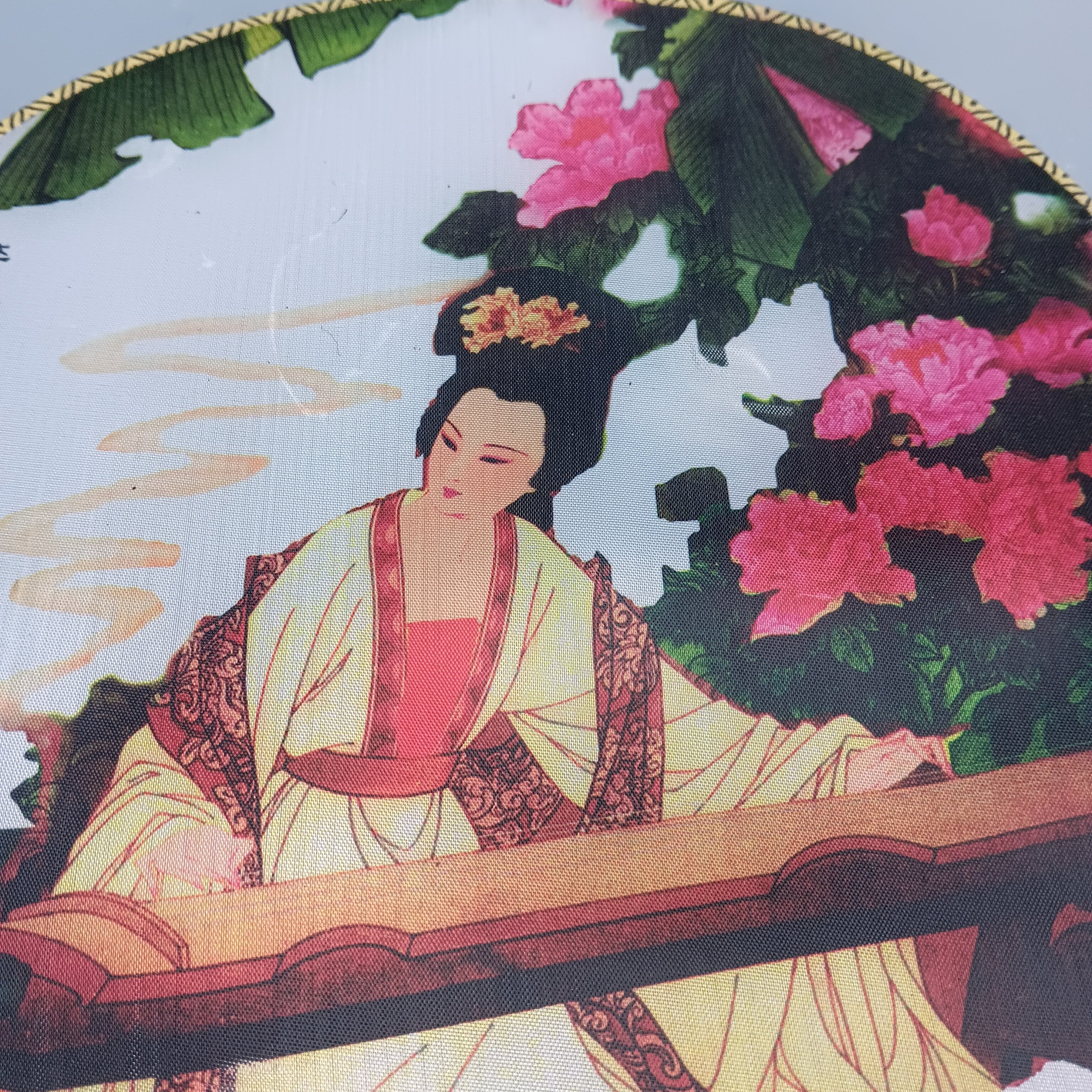 Traditional Chinese Silk Fans – “Autumn Reverie” & “Portrait of Longing”