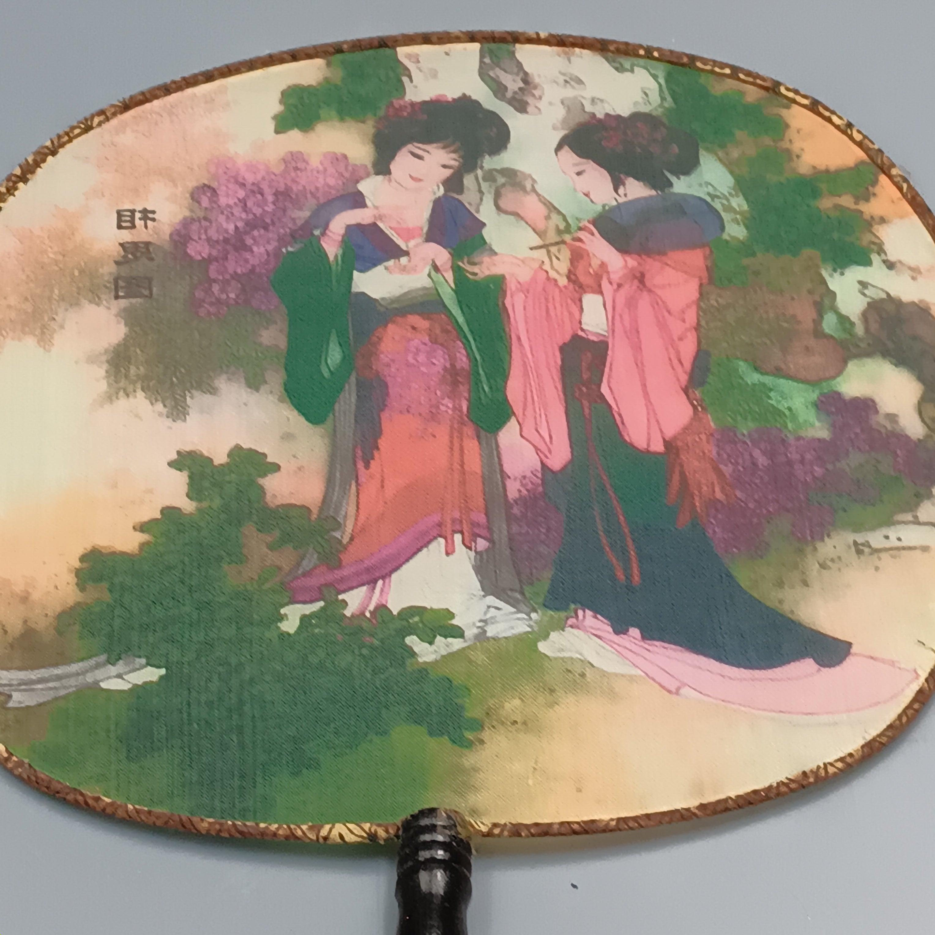 Traditional Chinese Silk Fans – “Autumn Reverie” & “Portrait of Longing”