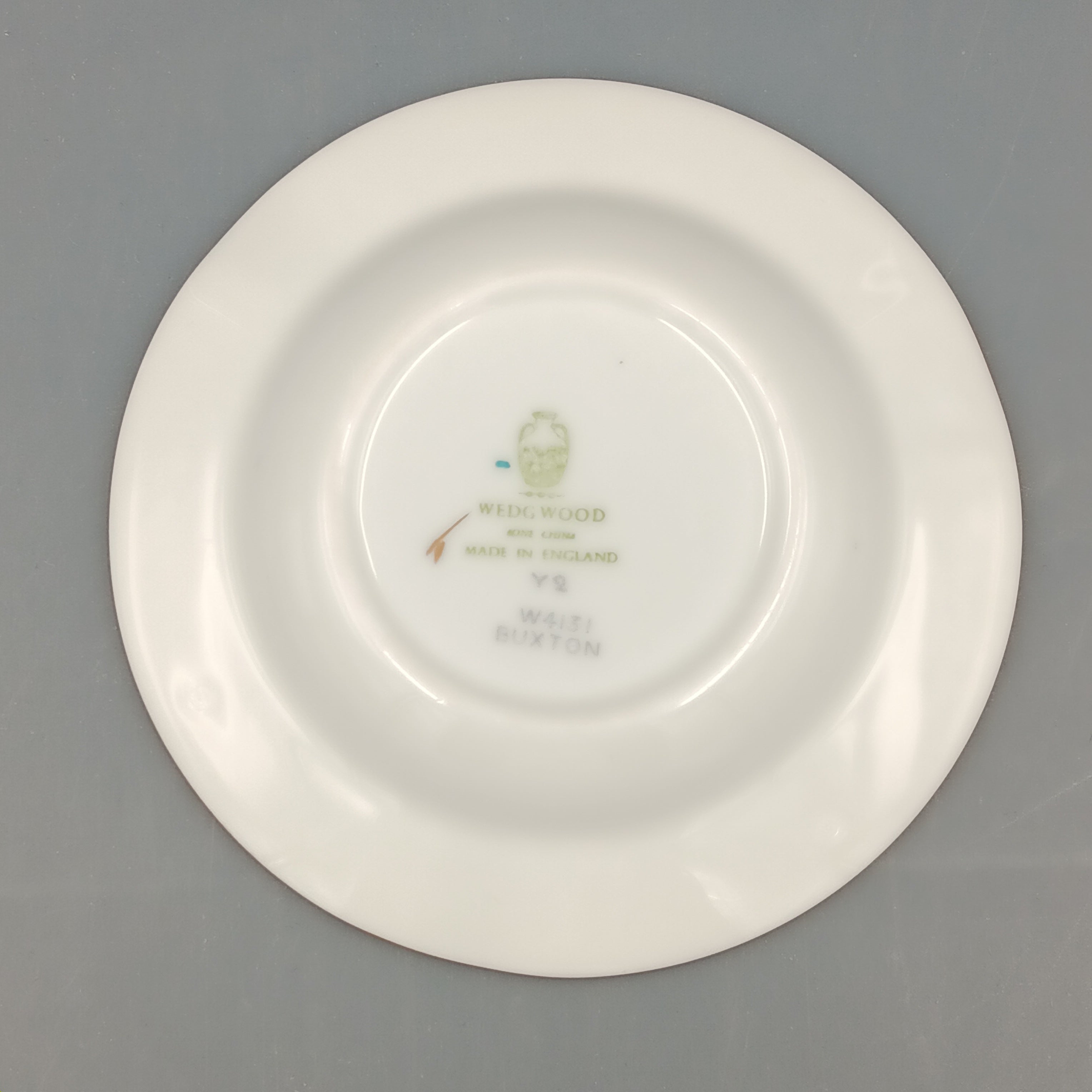 Wedgwood 'Buxton Turquoise' Ashtray – Vintage English Porcelain