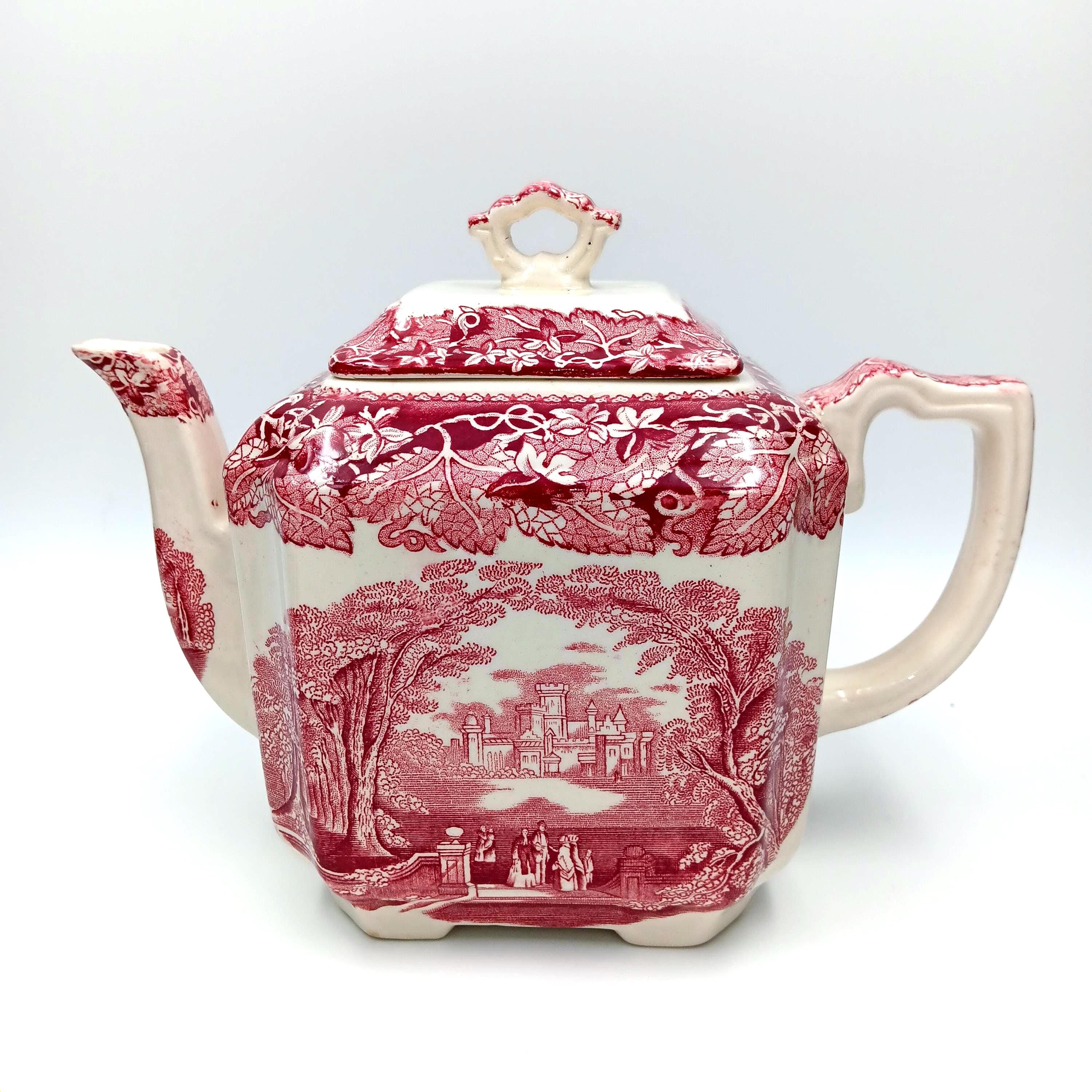 Vintage Mason's Vista Pink Ironstone, Accessory Pieces