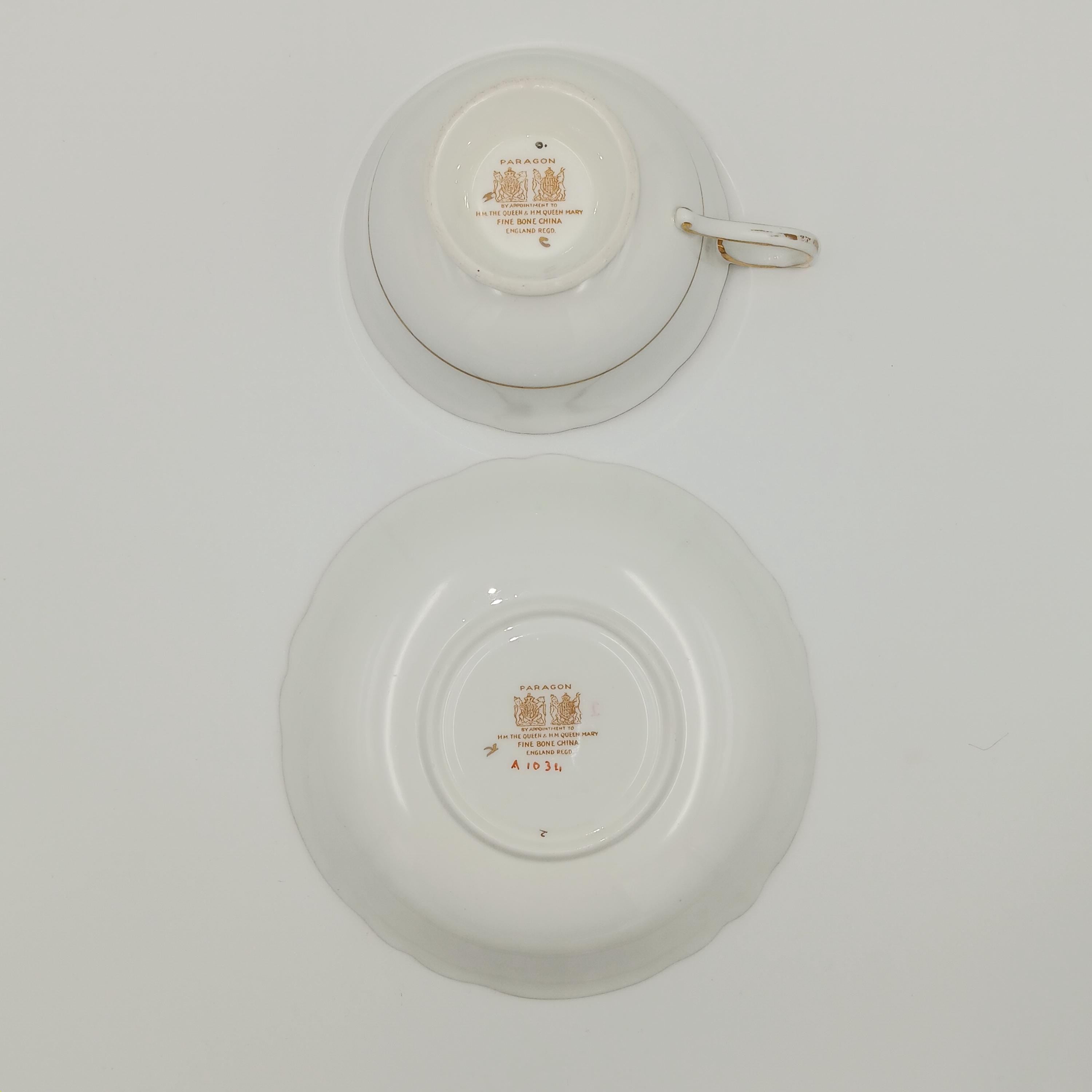 Paragon Double Warrant, Rosebud, Teacup and Saucer
