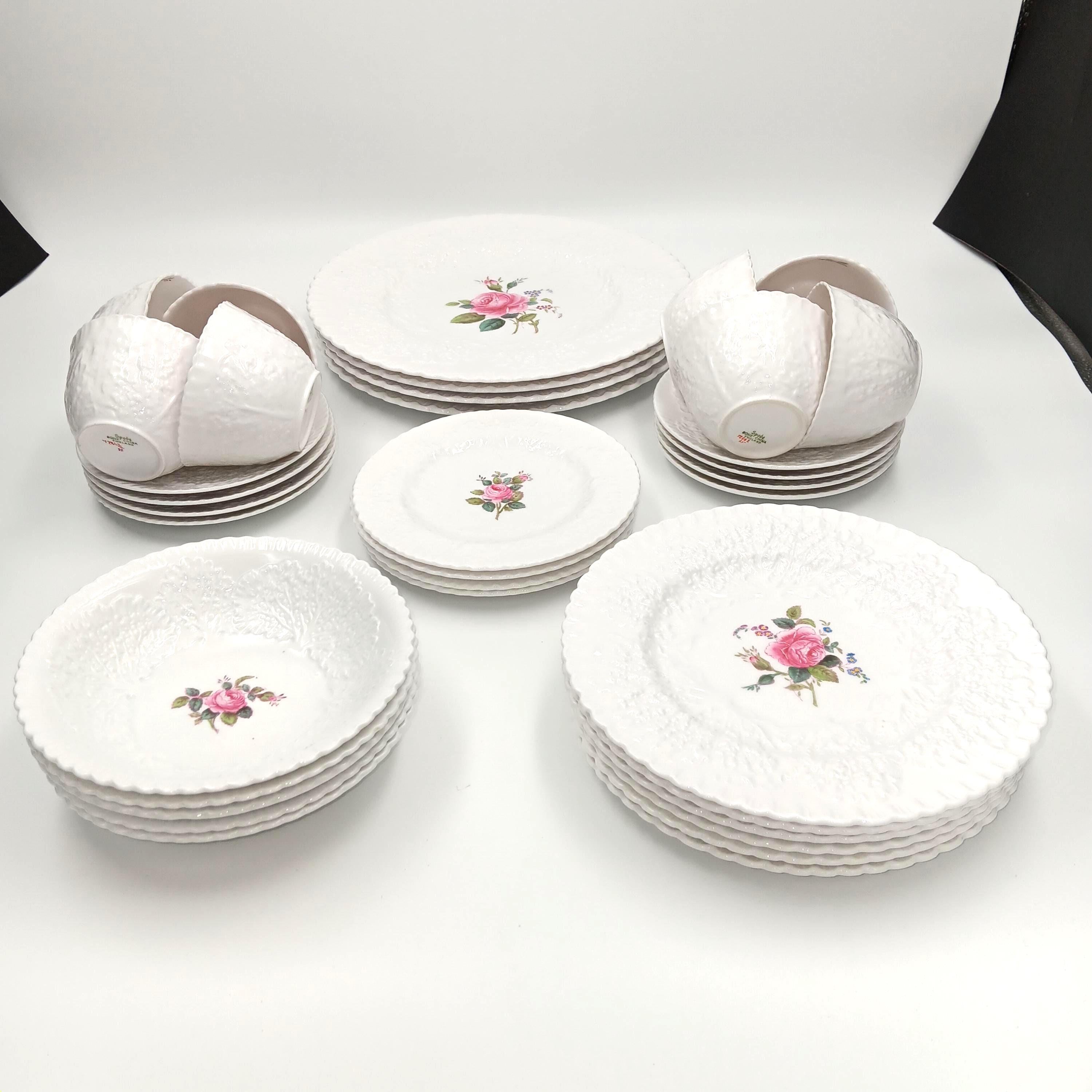 Bridal Rose Pink Exquisite Vintage Dinnerware