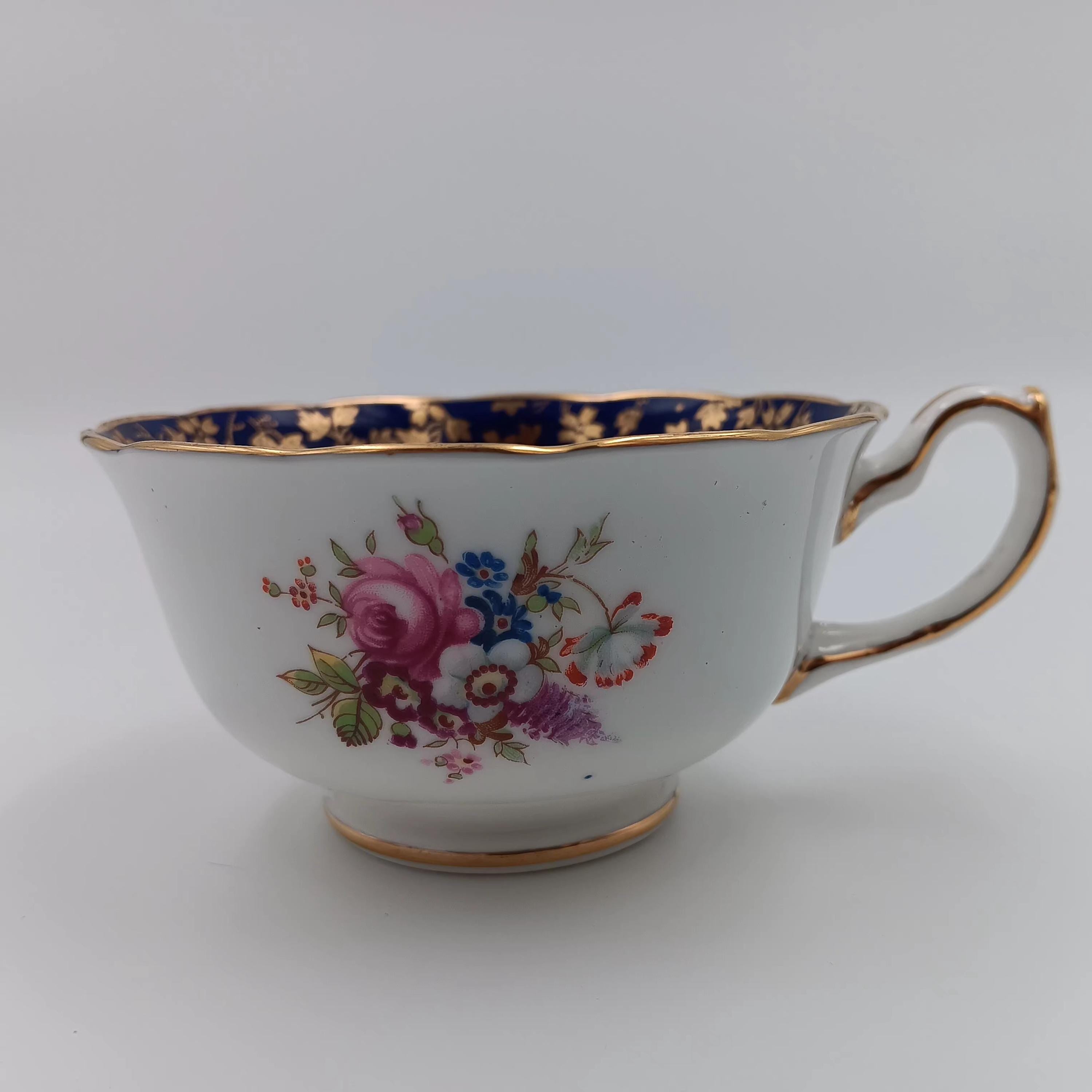 Vintage Hammersley Signed Teacup & Saucer
