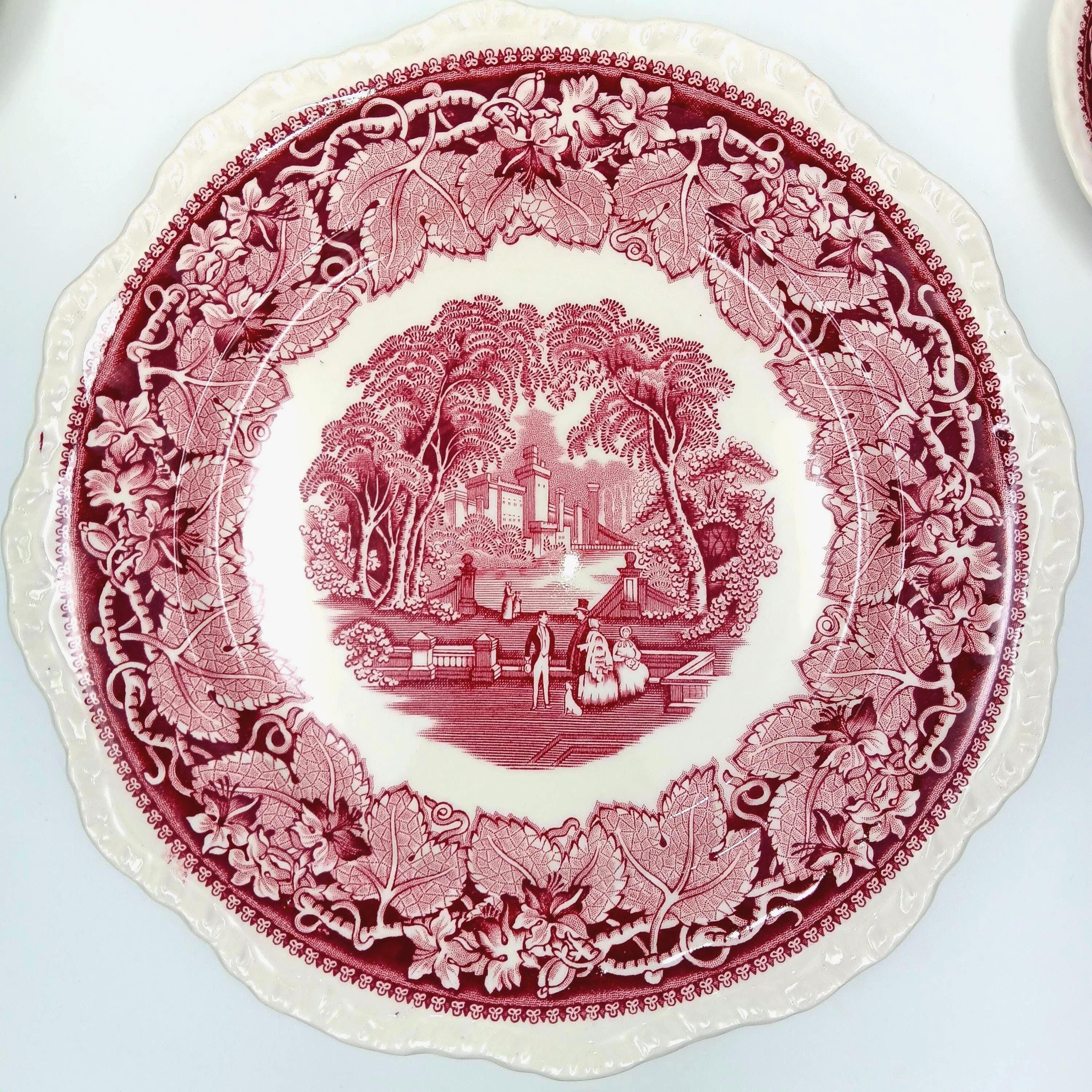 Vintage Mason's Vista Pink Table Settings