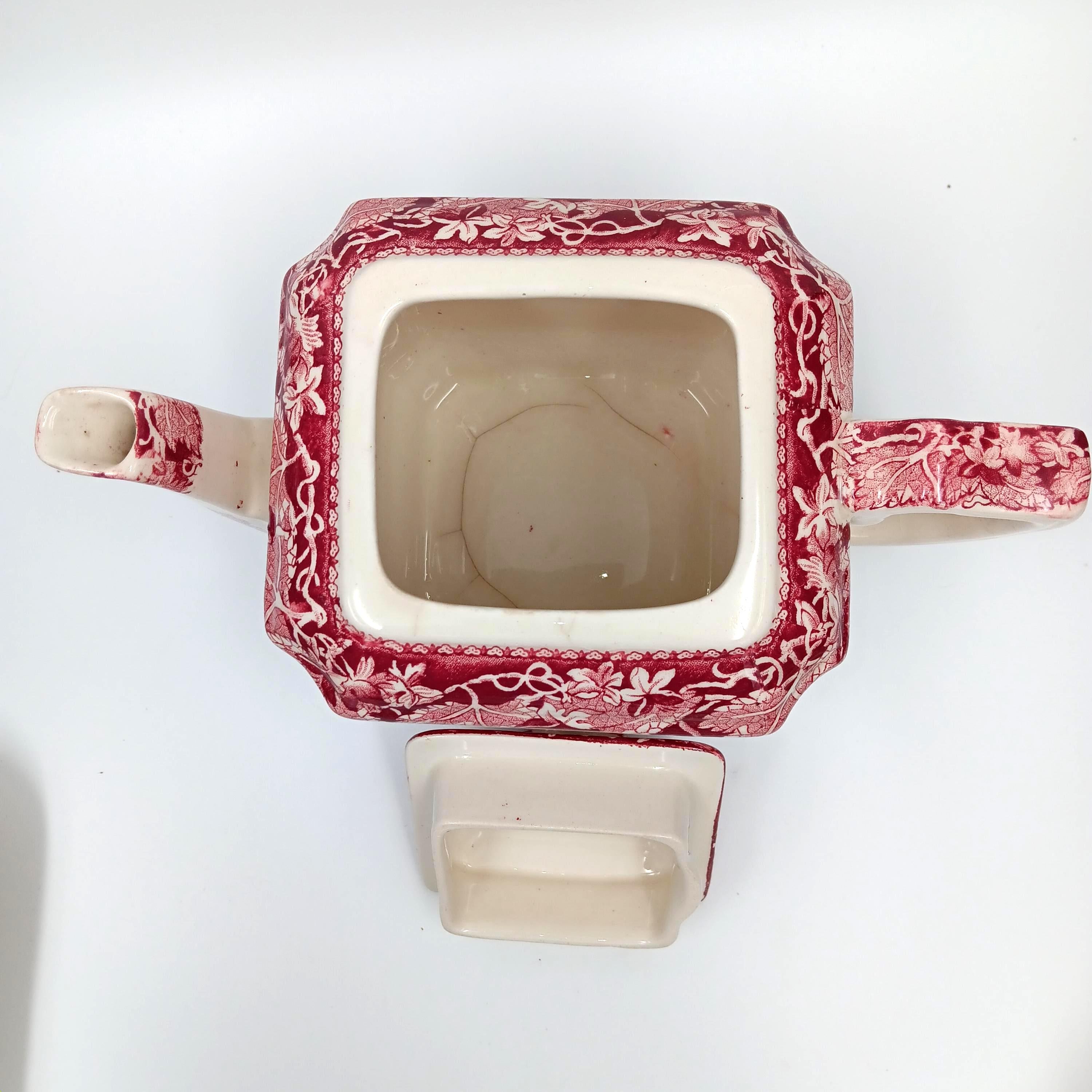 Vintage Mason's Vista Pink Ironstone, Accessory Pieces