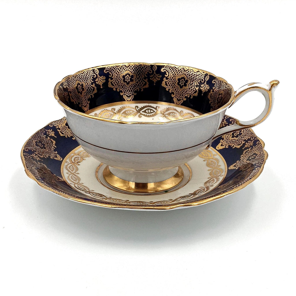 Paragon Double Warrant Floral Teacup and Saucer