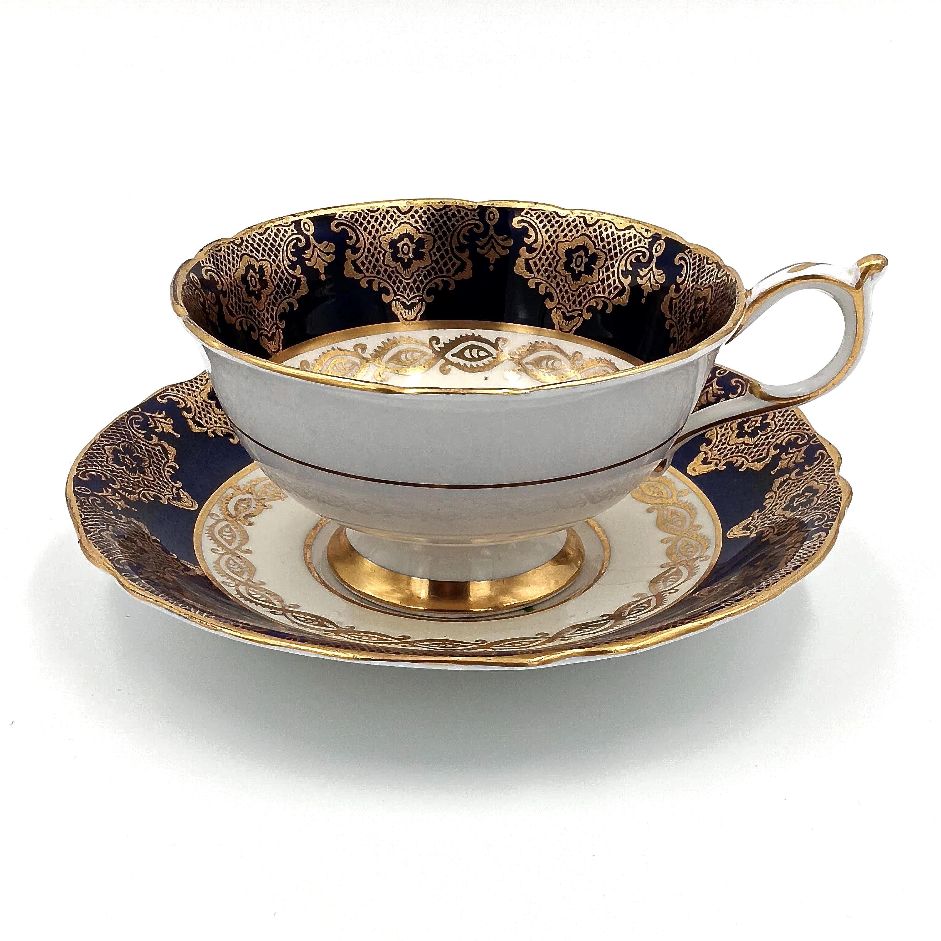 Paragon Double Warrant Floral Teacup and Saucer