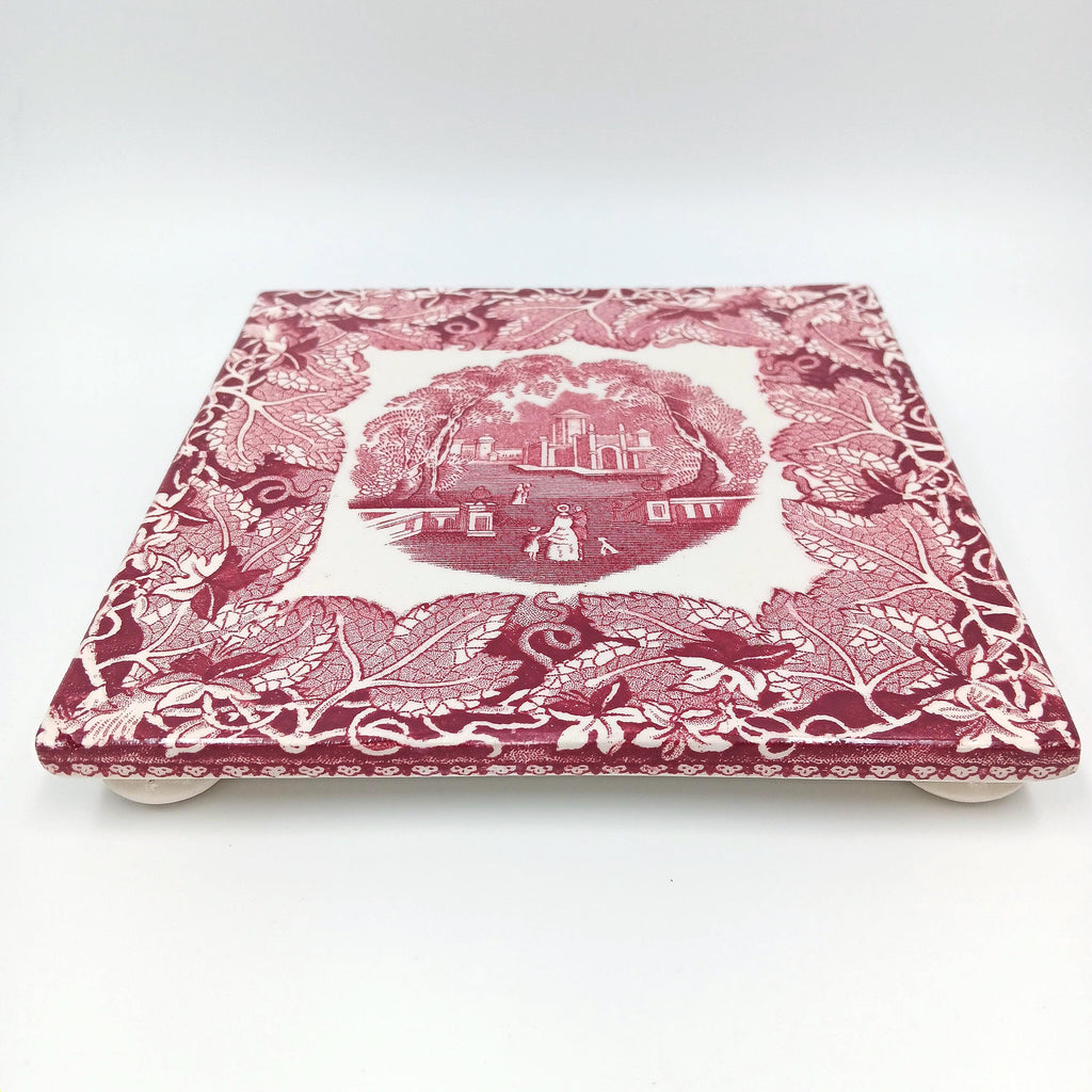 Vintage Mason's Vista Pink Ironstone, Accessory Pieces