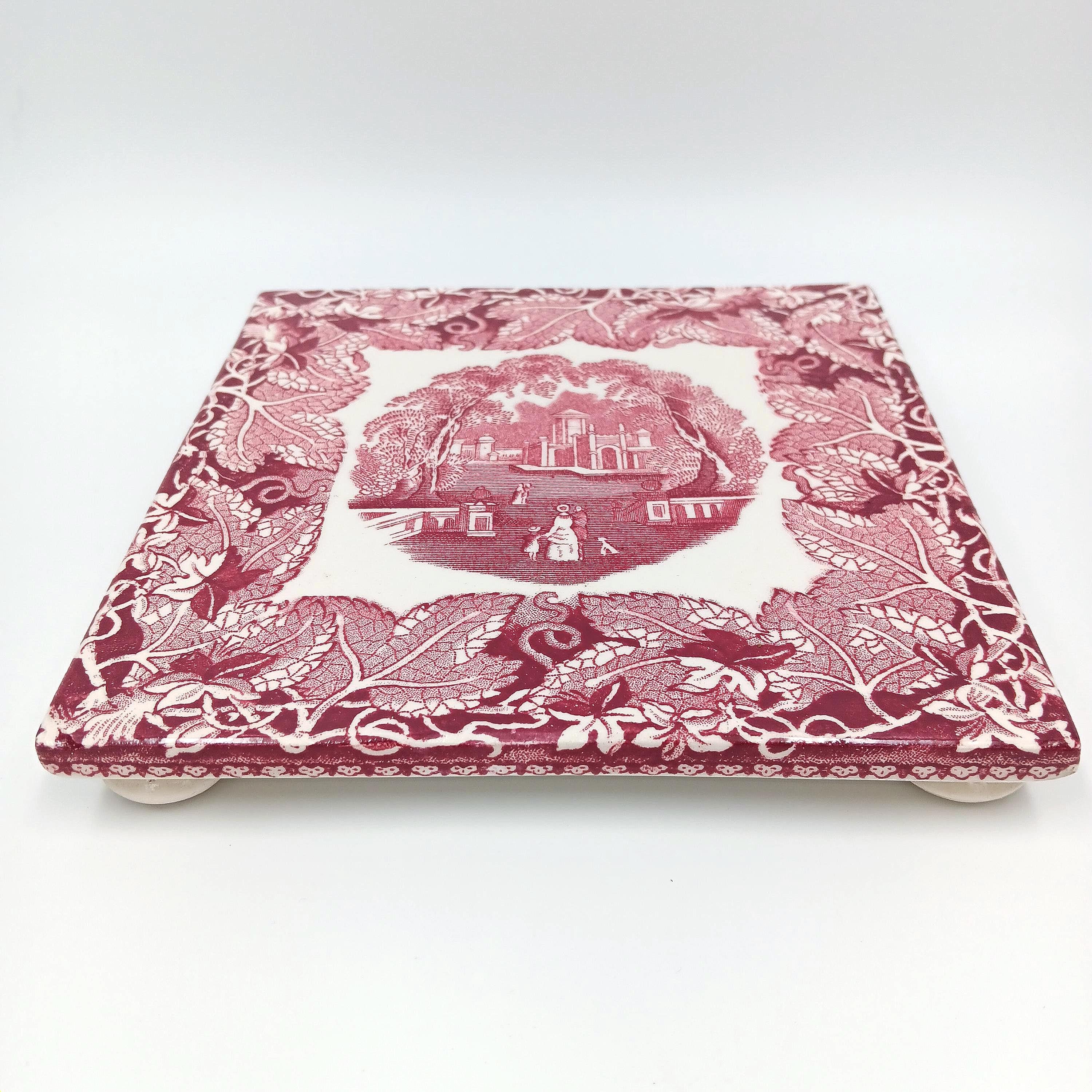 Vintage Mason's Vista Pink Ironstone, Accessory Pieces