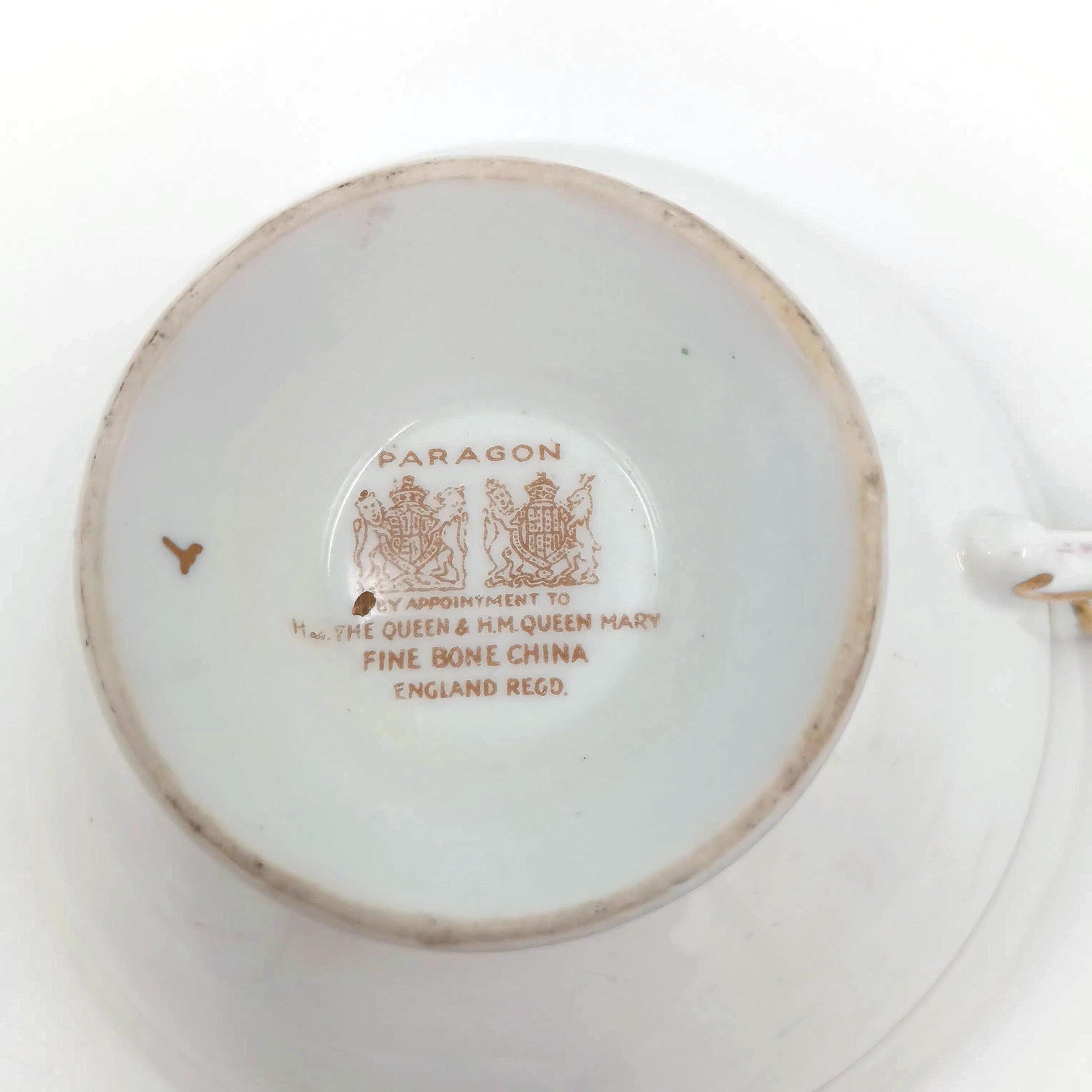 Paragon Double Warrant Floral Teacup and Saucer