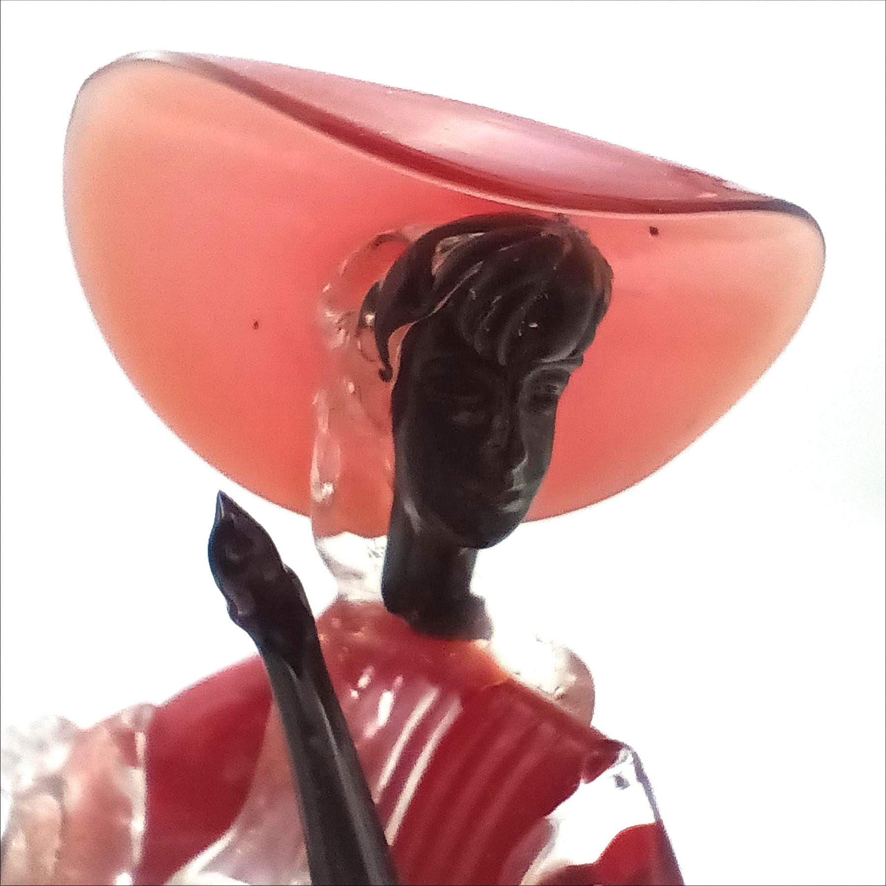 Murano Dancing Figurines from the 1950s - 1960s. In perfect condition. Figurine is 11 3/4" tall.