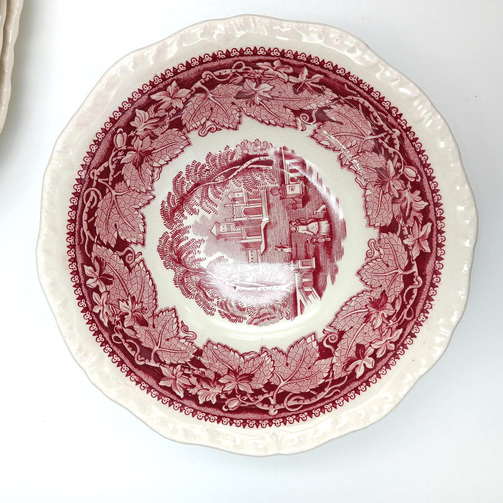Vintage Mason's Vista Pink Table Settings