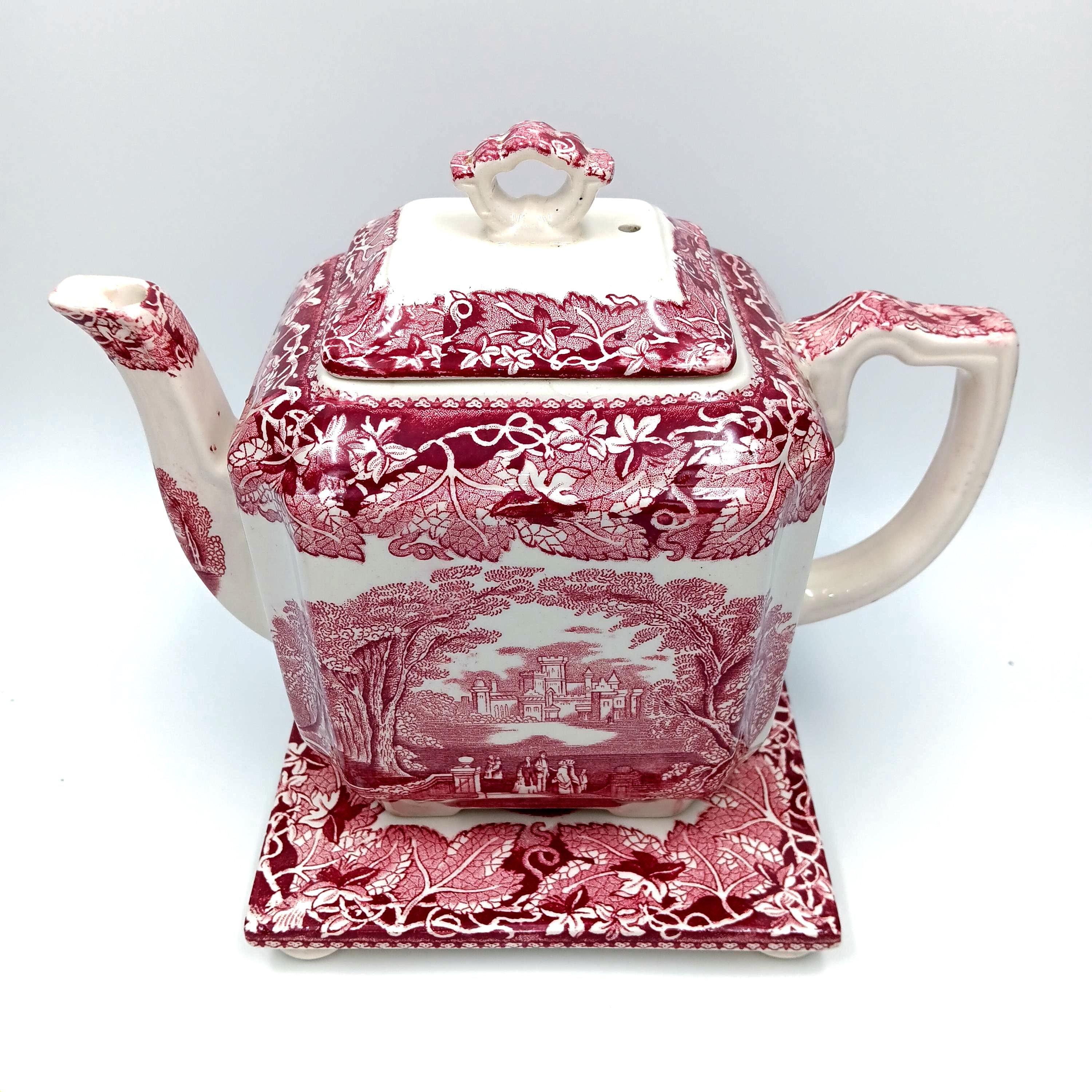 Vintage Mason's Vista Pink Ironstone, Accessory Pieces