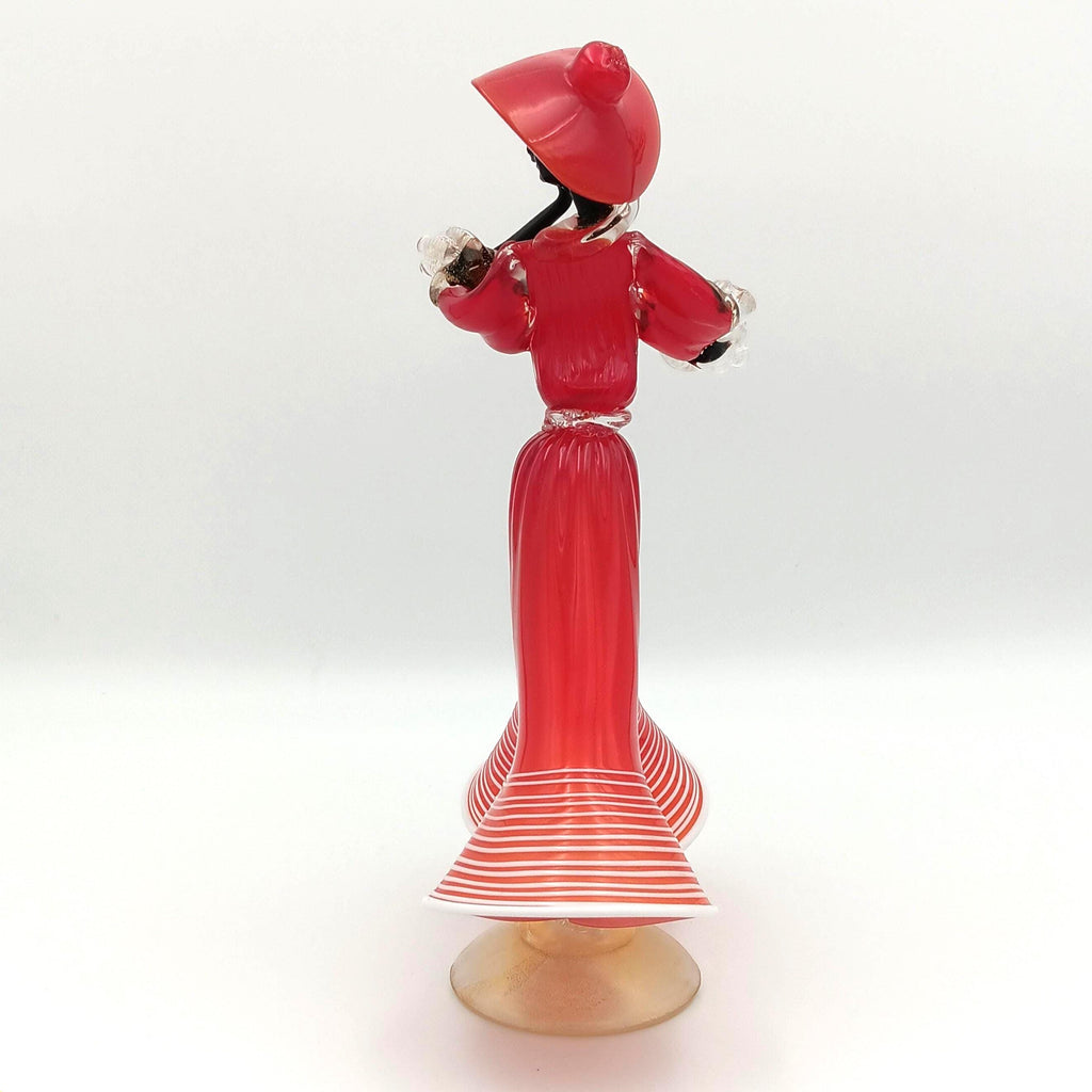 Murano Dancing Figurines from the 1950s - 1960s. In perfect condition. Figurine is 11 3/4" tall.
