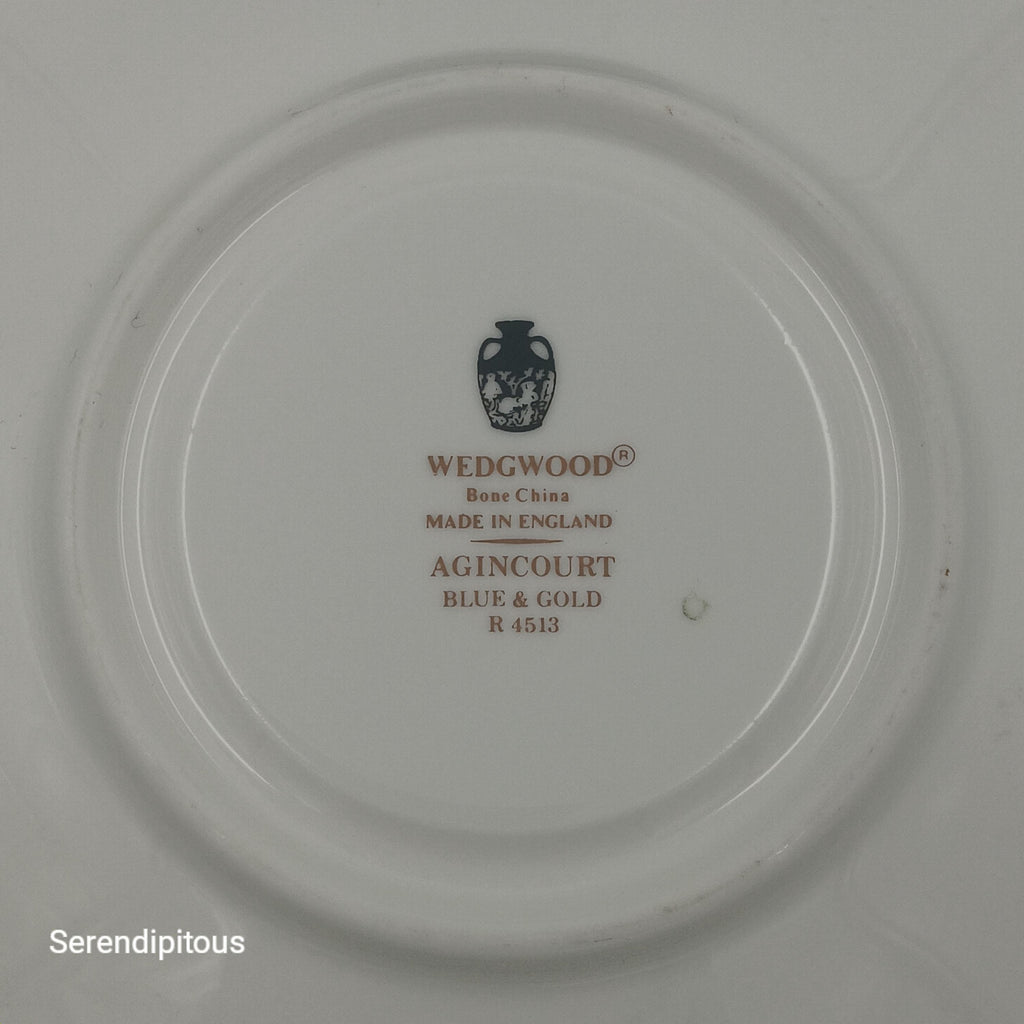 Wedgwood "Agincourt", Set of 8 Teacups & Saucers