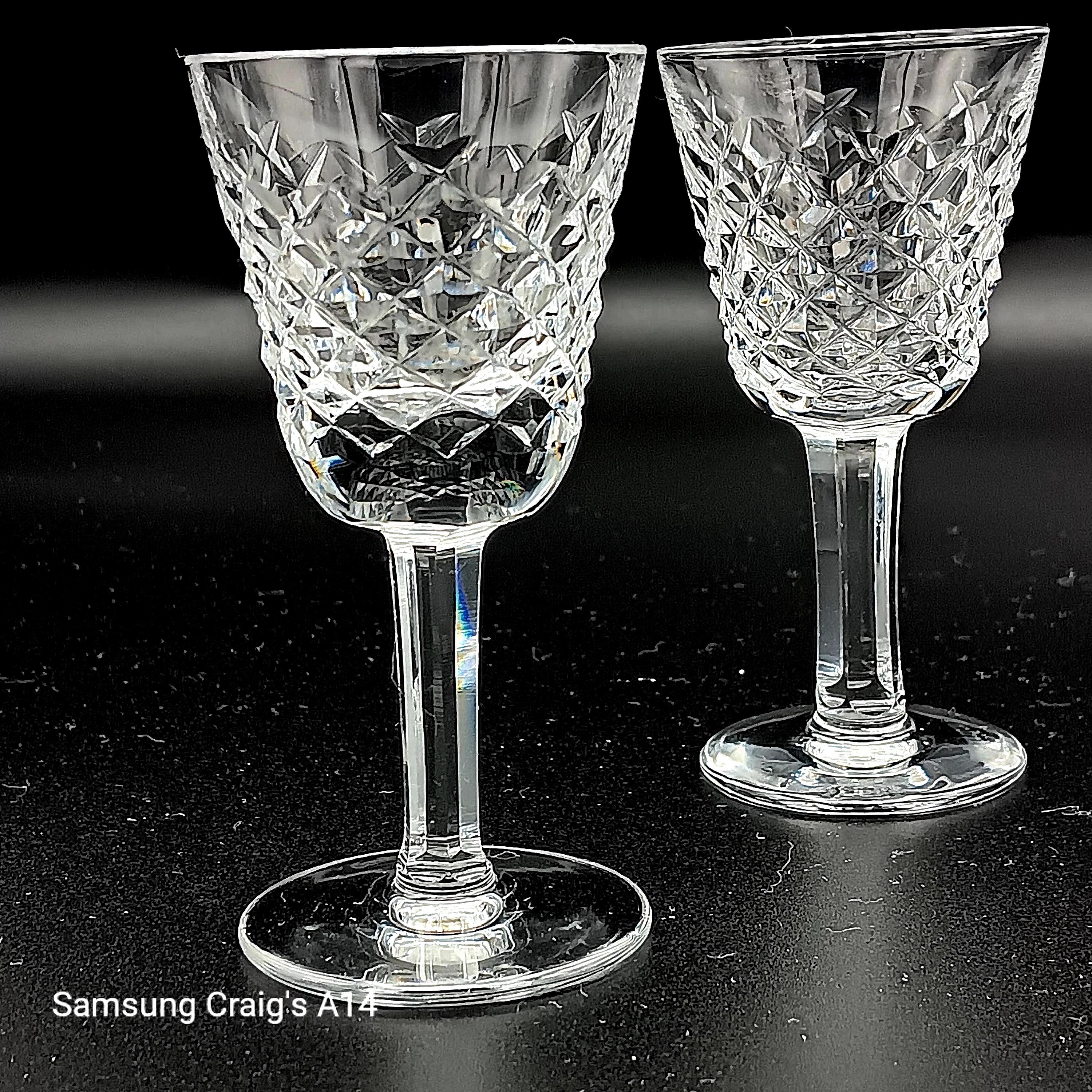 Waterford Crystal 'Alana' Small Liqueur Cocktail/Cordial, 3 1/2", Set of Four(4)