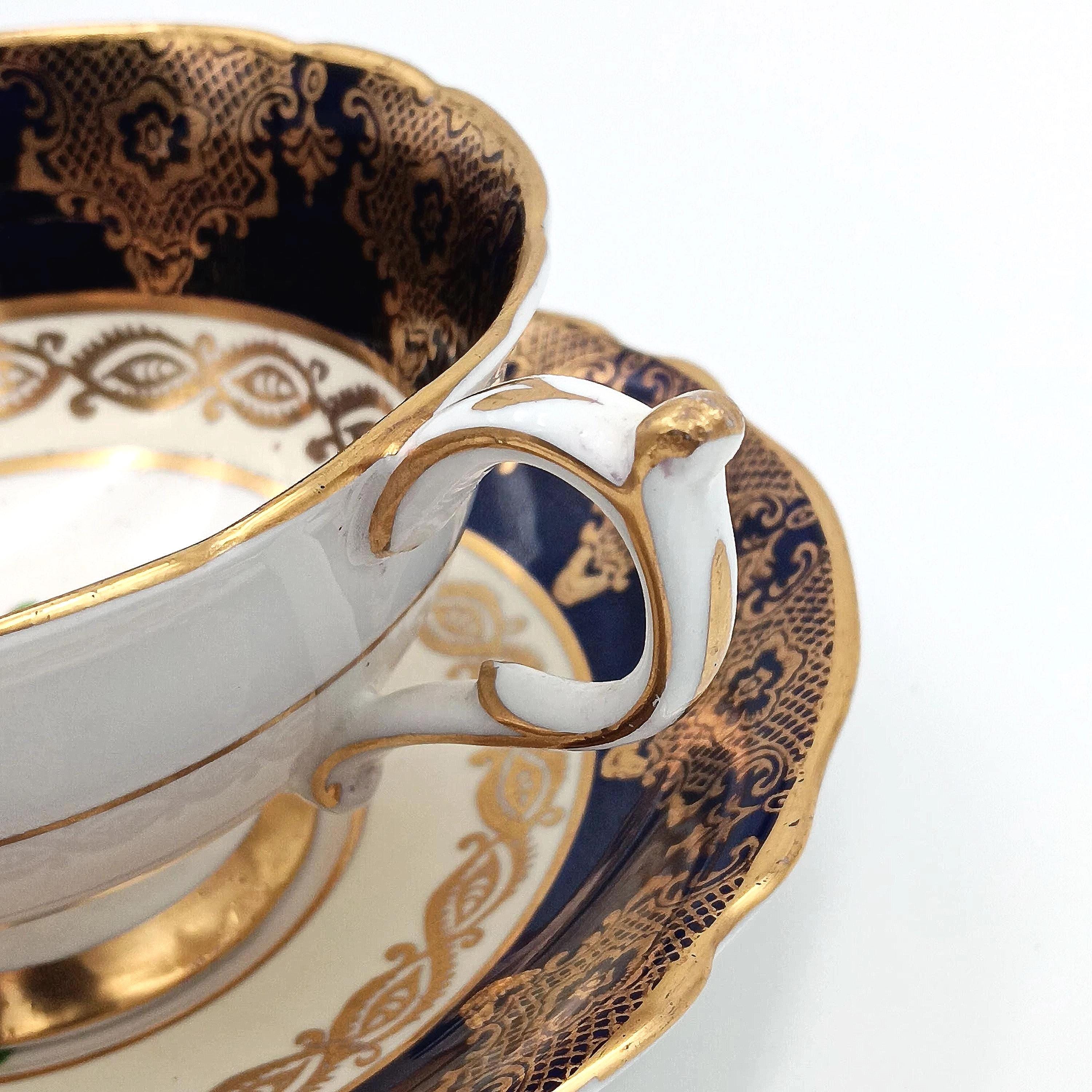 Paragon Double Warrant Floral Teacup and Saucer