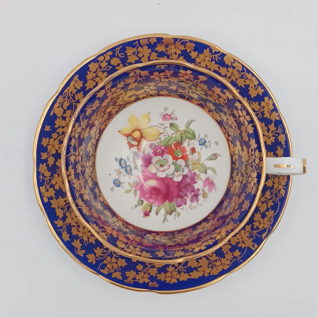 Vintage Hammersley Signed Teacup & Saucer