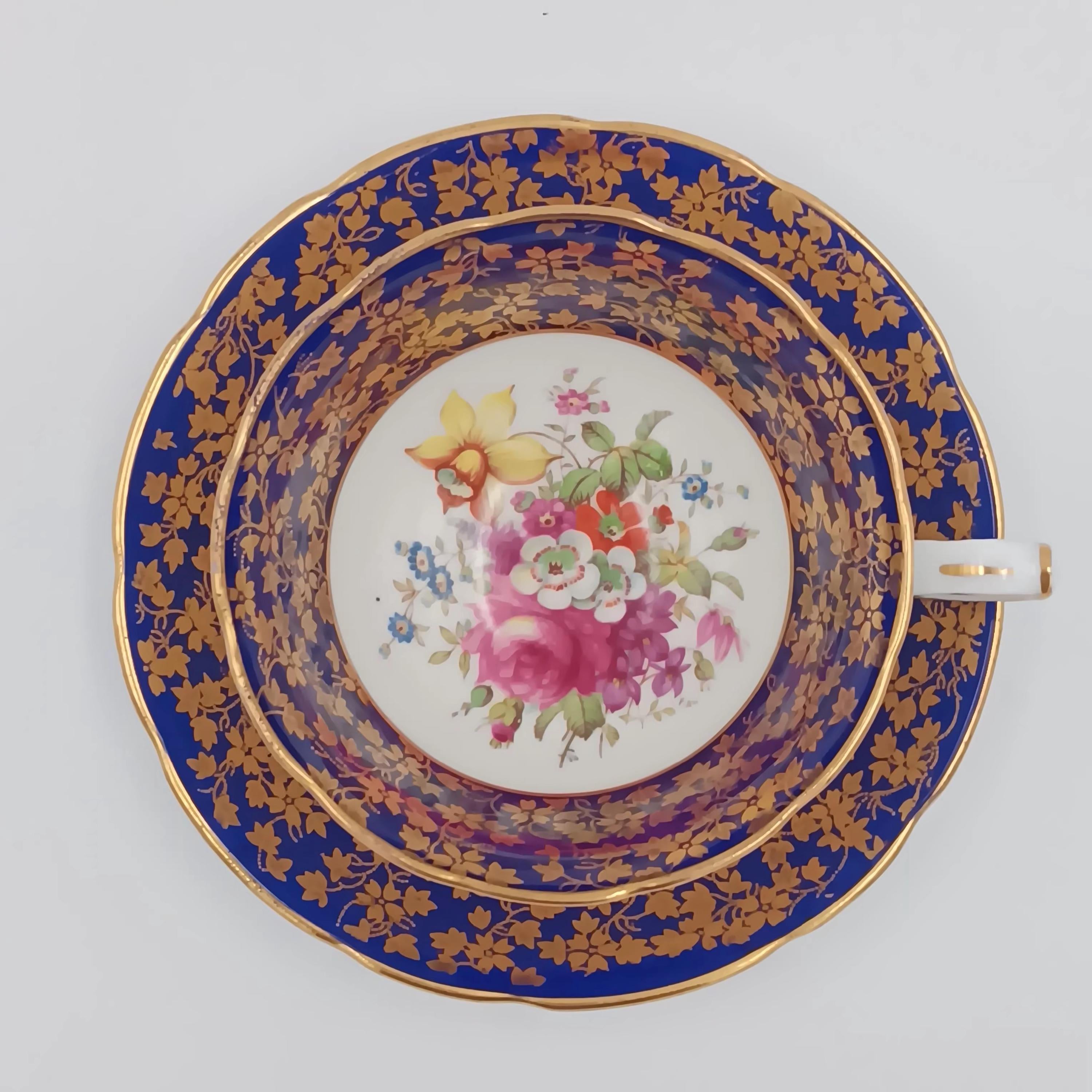 Vintage Hammersley Signed Teacup & Saucer