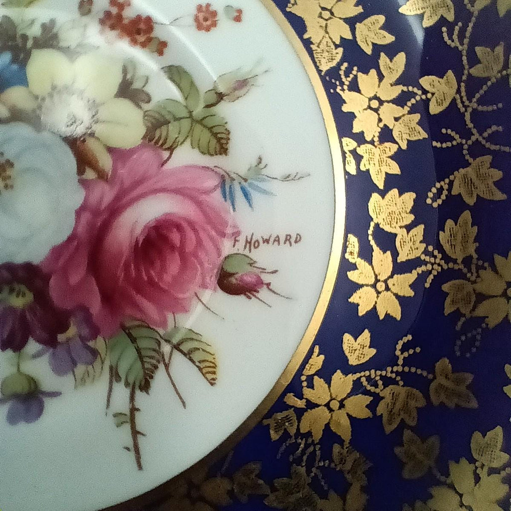 Vintage Hammersley Signed Teacup & Saucer