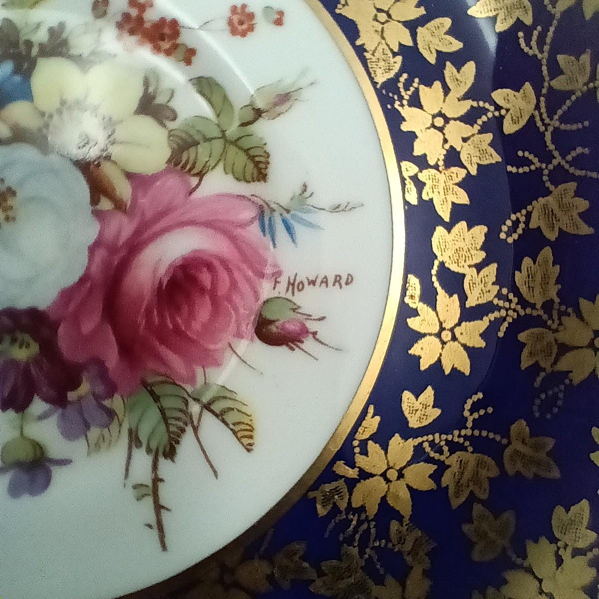 Vintage Hammersley Signed Teacup & Saucer