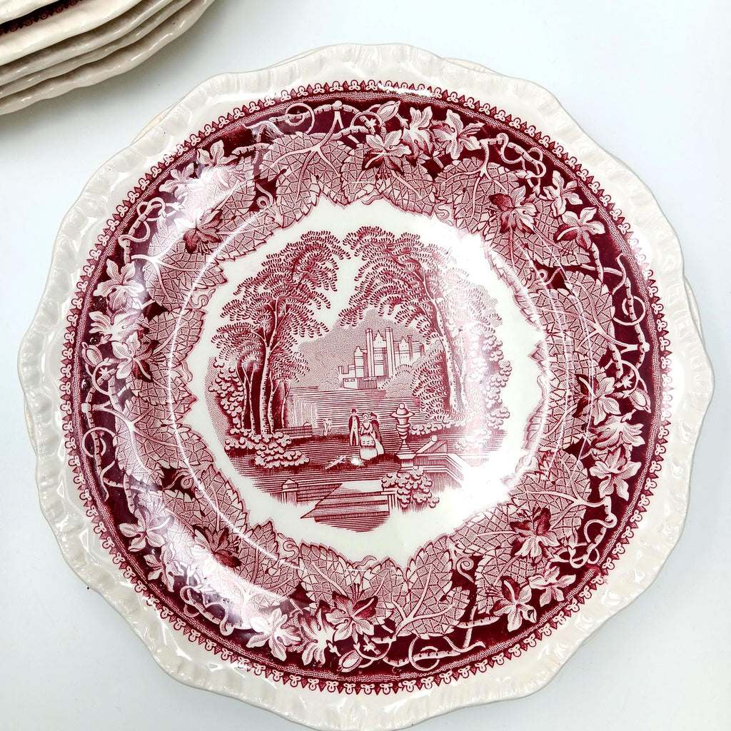 Vintage Mason's Vista Pink Table Settings