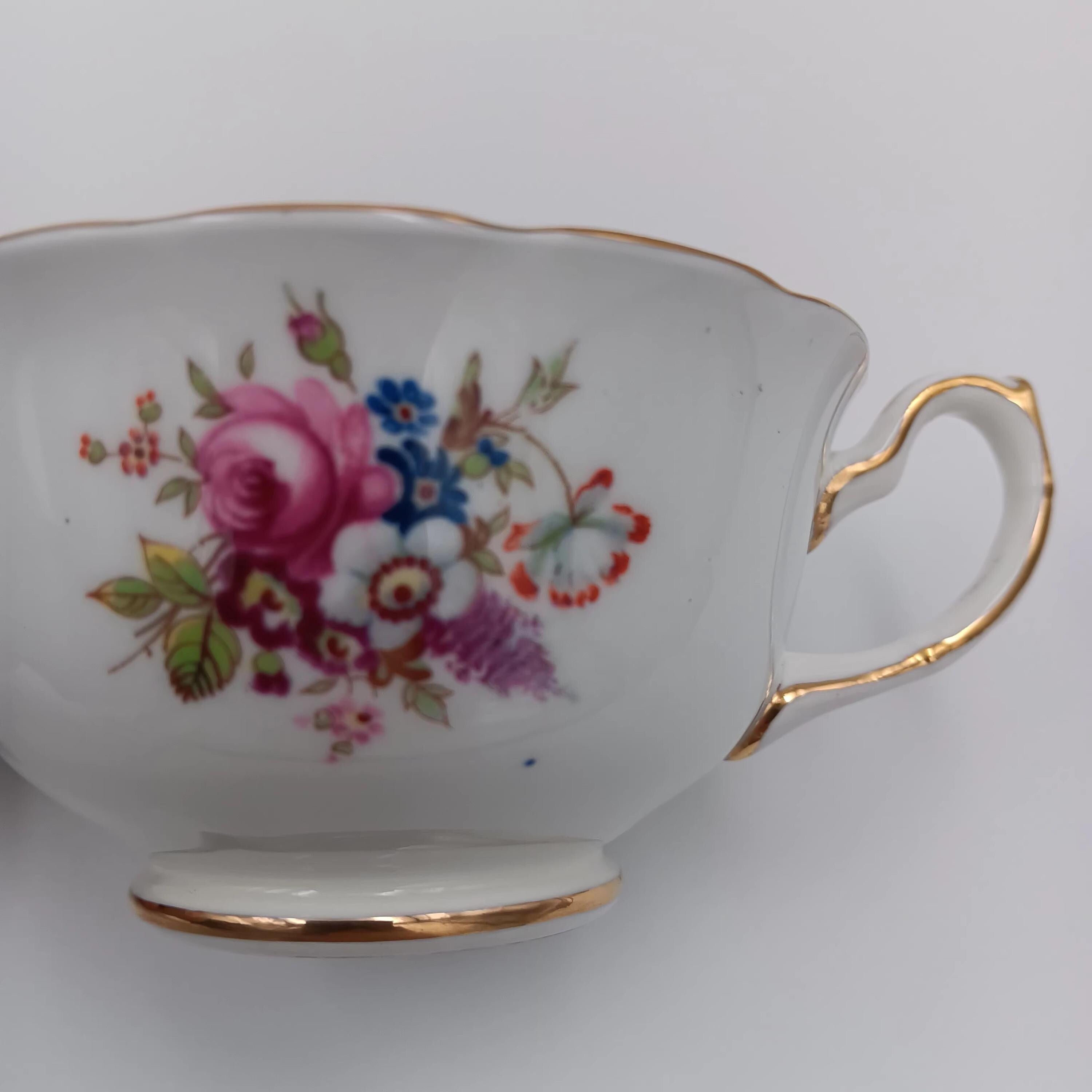 Vintage Hammersley Signed Teacup & Saucer