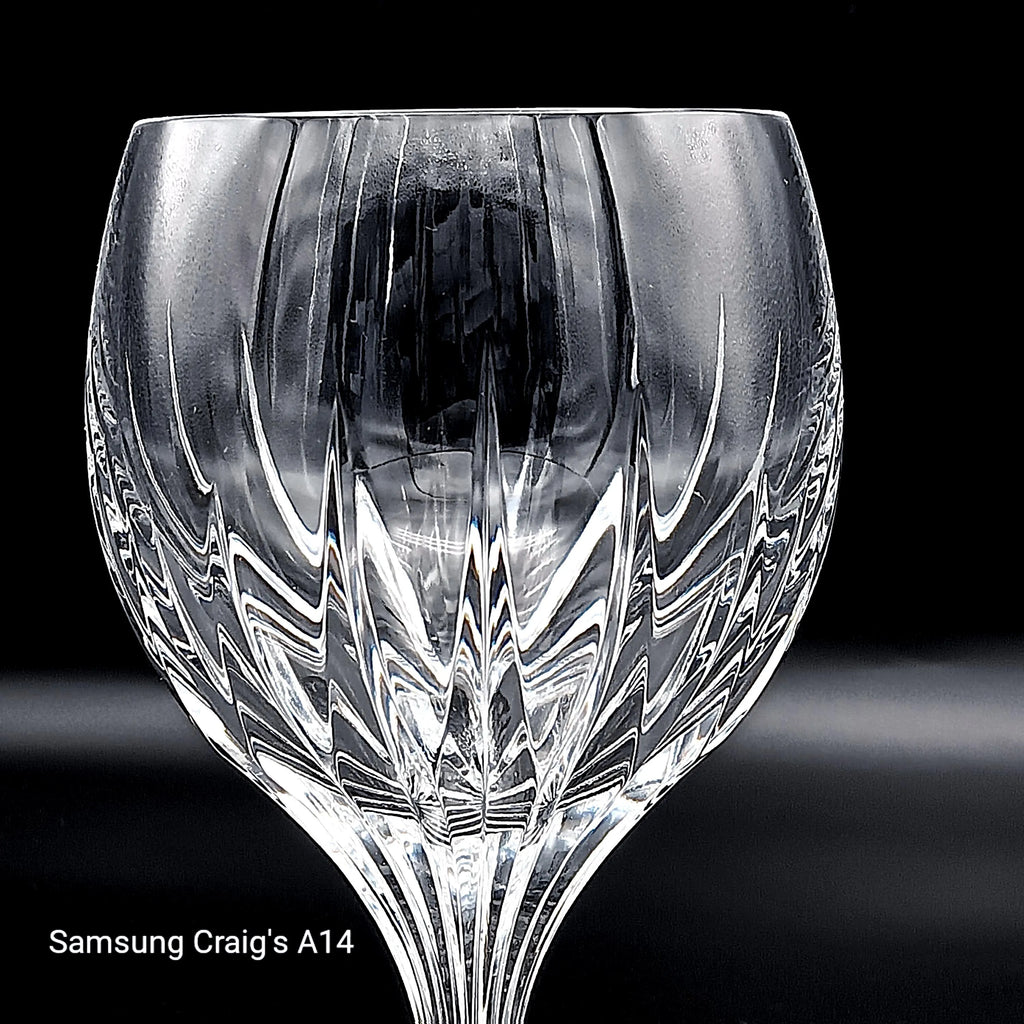 Baccarat Massena Crystal 6 3/8" White Wine Glass - 'AMERICAN' Style